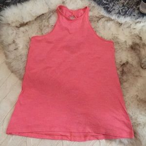 Lululemon Athletica Twist Back Open High Neck Tank